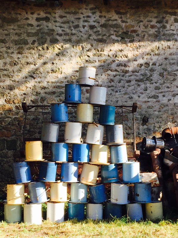 Pot de chambre en fer émaillé